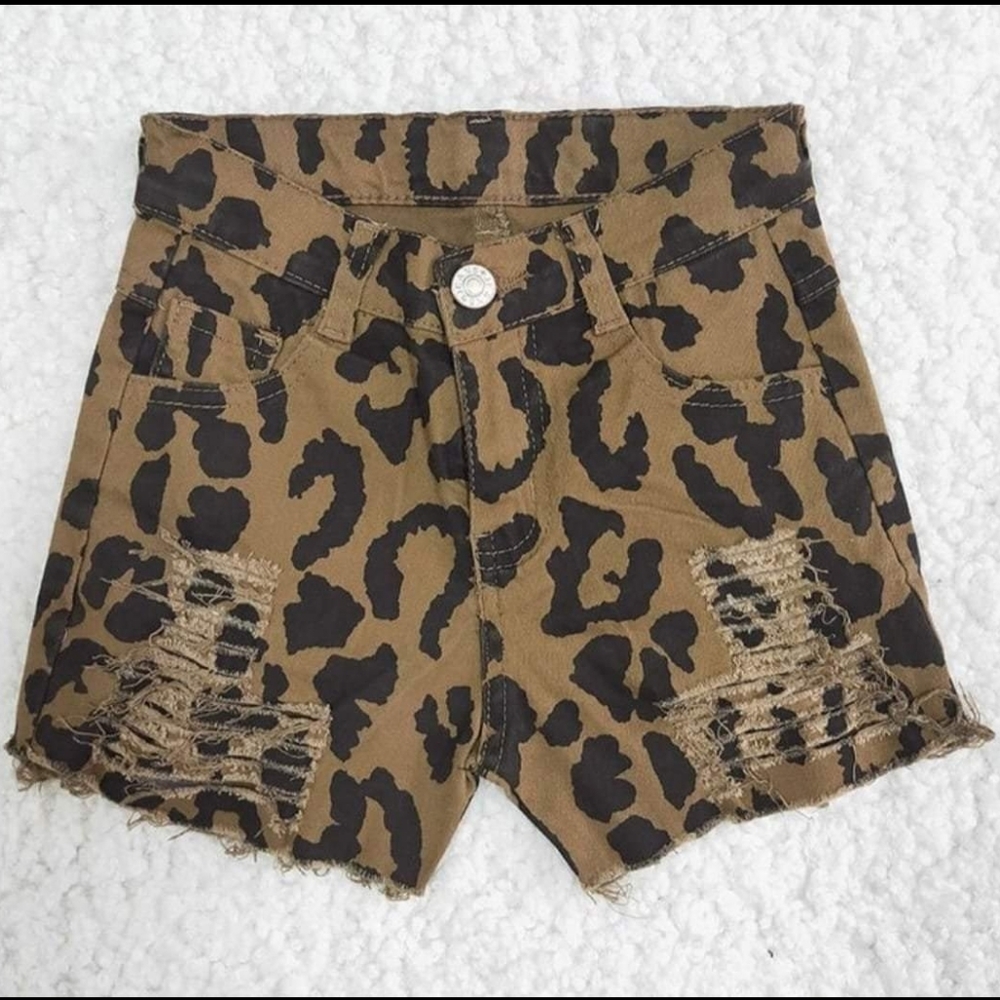 Leopard Print Shorts